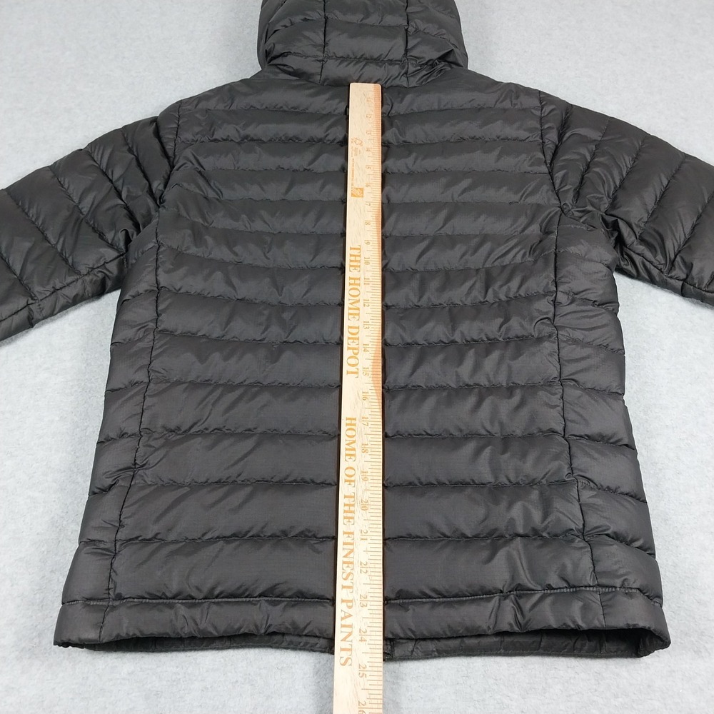 Patagonia Jacket Mens Small Black Down Sweater Hoody Insulated Full Zip Hiking - Picture 10 of 16